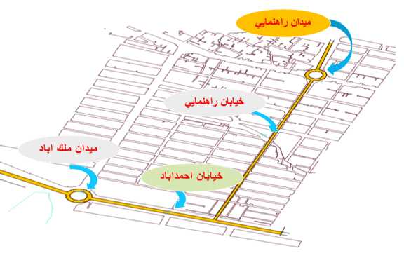 پاورپوینت شناخت فضای شهری خیابان راهنمایی مشهد (۸۱ اسلاید)