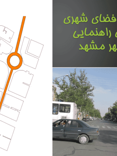پاورپوینت شناخت فضای شهری خیابان راهنمایی مشهد (۸۱ اسلاید)