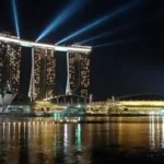 پاورپوینت تحلیل سازه پارک آبی سنگاپور و استخر بی‌نهایت Marina Bay Sands