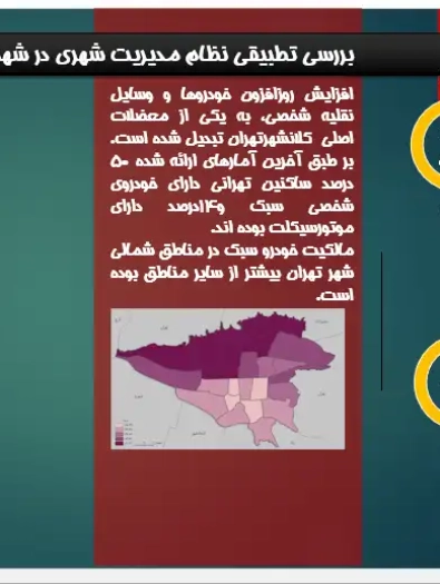پاورپوینت مقایسه نظام مدیریت شهری تهران و نیویورک