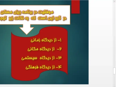 پاورپوینت بررسی و تحلیل کامل مسکن در شهرسازی و برنامهریزی مسکن
